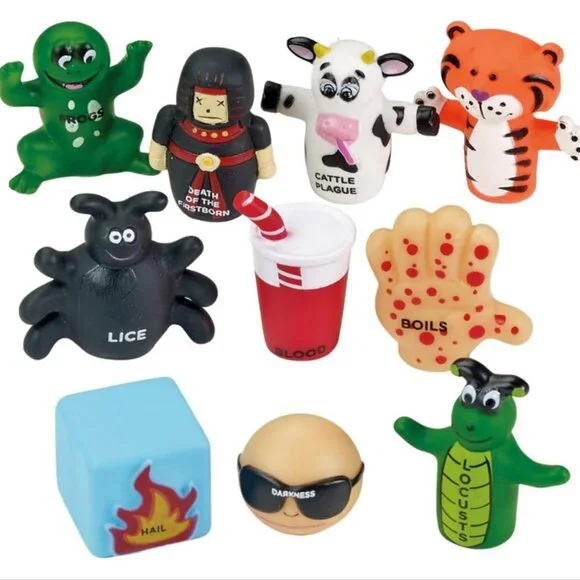 Passover Ten Plagues Finger Puppets - Picture 3 of 4